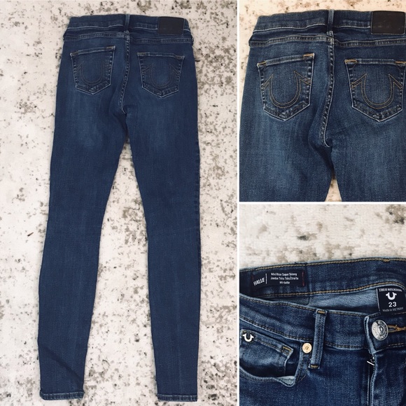 True Religion Denim - TRUE RELIGION Halle Super Skinny Stretch Jeans 23